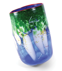 Chihuly_lapis cylinder