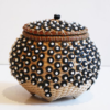 Russo_Small lidded basket with shell beads